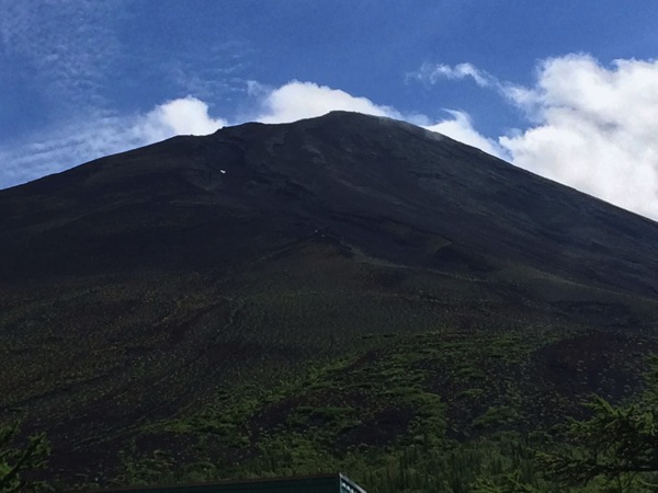 五合目から見た富士山