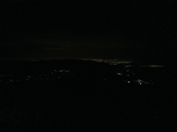 七合目からの夜景