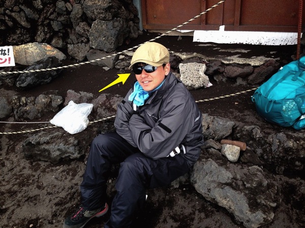富士山でサングラスを衝動買い