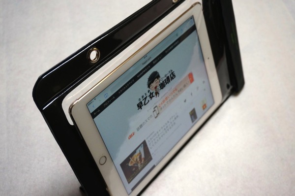 背面カバーを付けたまま使える Ipad Air 2用に防水ケースを買った さおとめらいふ