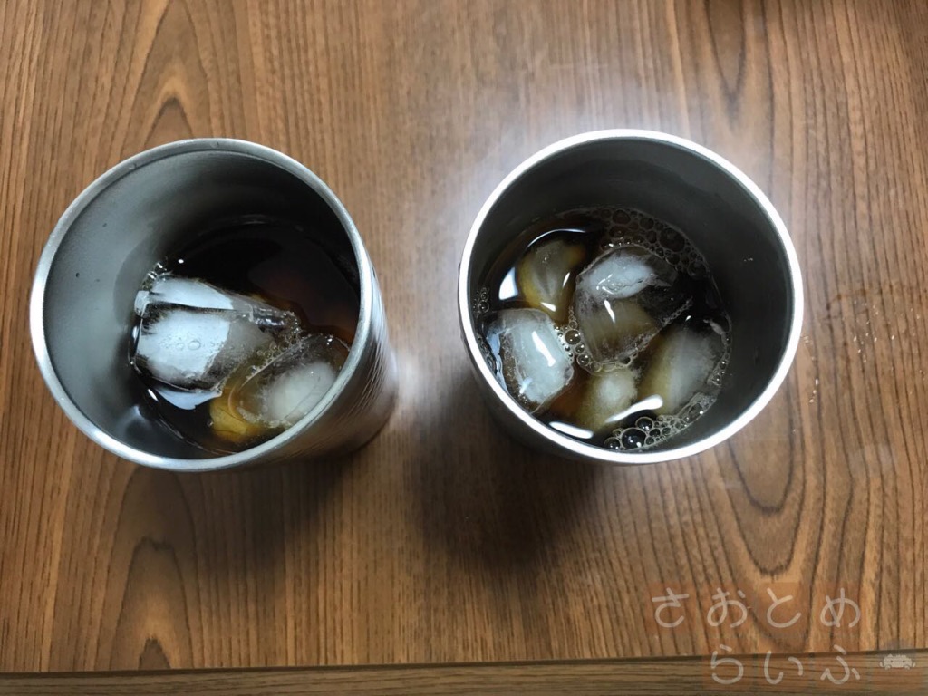 アイスコーヒーにしてみた